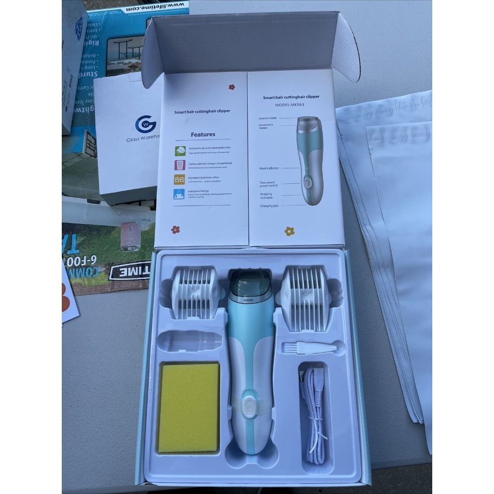 Ziqing Baby hair clippers ceramic blade electric hair trimmer. Ultra quiet